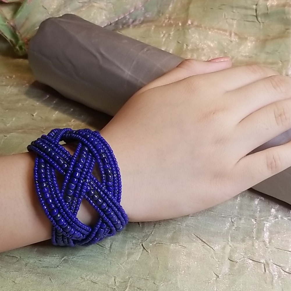 Seed bead bracelet